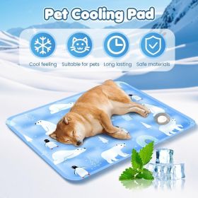 120*70cm Dog Cooling Mat, 2026 New Summer Pet Mats, Portable Pet Cooling Pad for Travel, Washable Gel Coolings Mat for Dogs and Cats Indoor Outdo