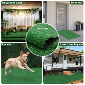 5ft x 10ft Artificial Grass Turf with Drainage Holes